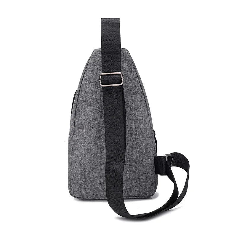 Bolso de Mano Multifuncional Hombre - Viaje, USB, Impermeable y Cruzado